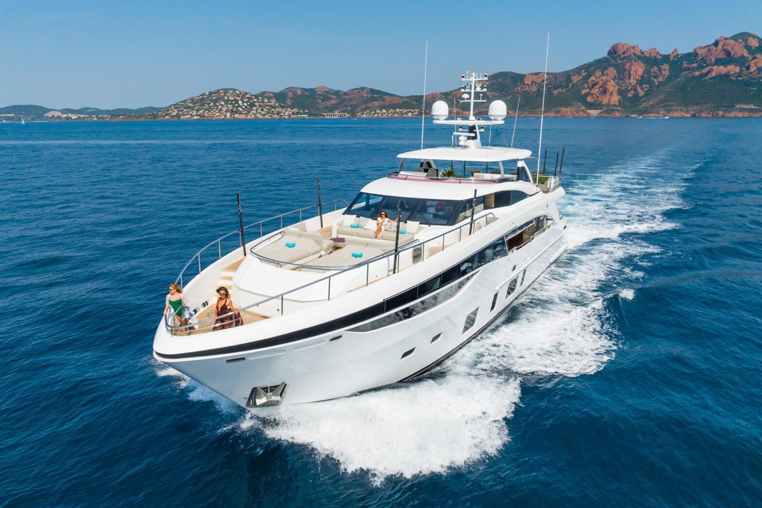 Princess 35M – luxury yacht for charter in Saint-Tropez