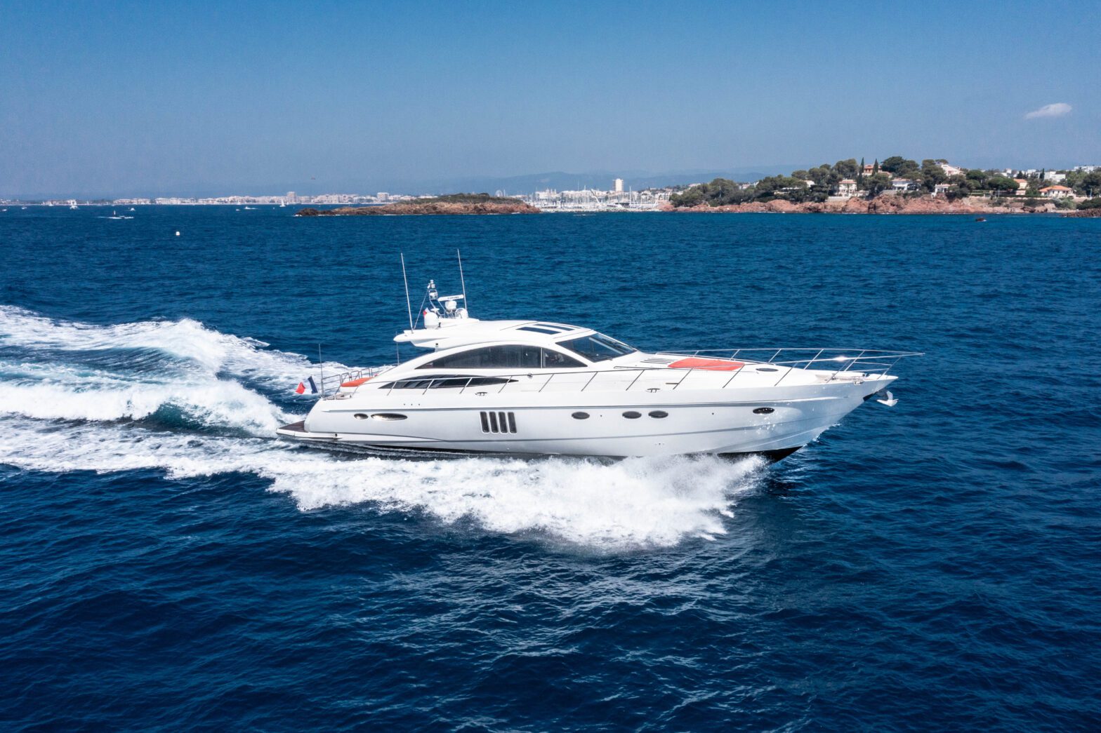 Princess V70 – luxury yacht for charter in Saint-Tropez