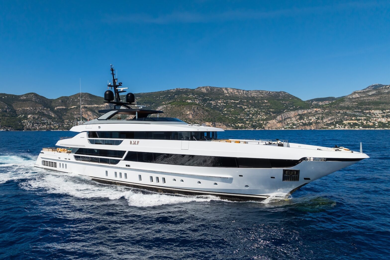 RMF – luxury yacht for charter in Saint-Tropez