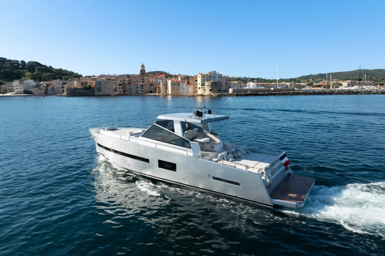 Med 52 – luxury yacht for charter in Saint-Tropez