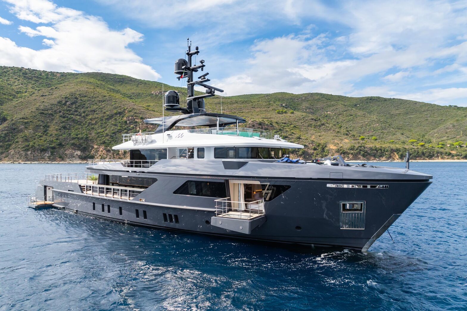 M – luxury yacht for charter in Saint-Tropez